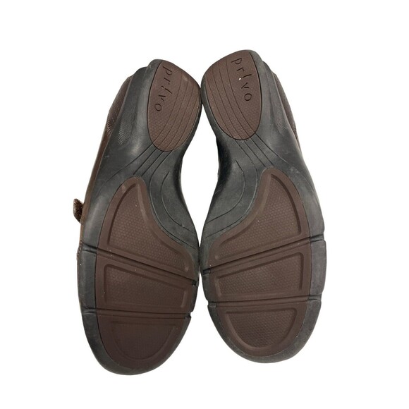 Casual Brown Suede Slip On Low Heel Walking Shoe Privo By Clark’s Size 8 - Picture 9 of 11